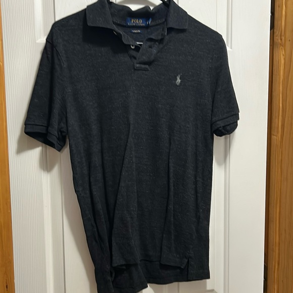 Polo Ralph Lauren Black Polo Shirt - Picture 1 of 3